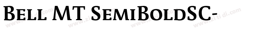 Bell MT SemiBoldSC字体转换